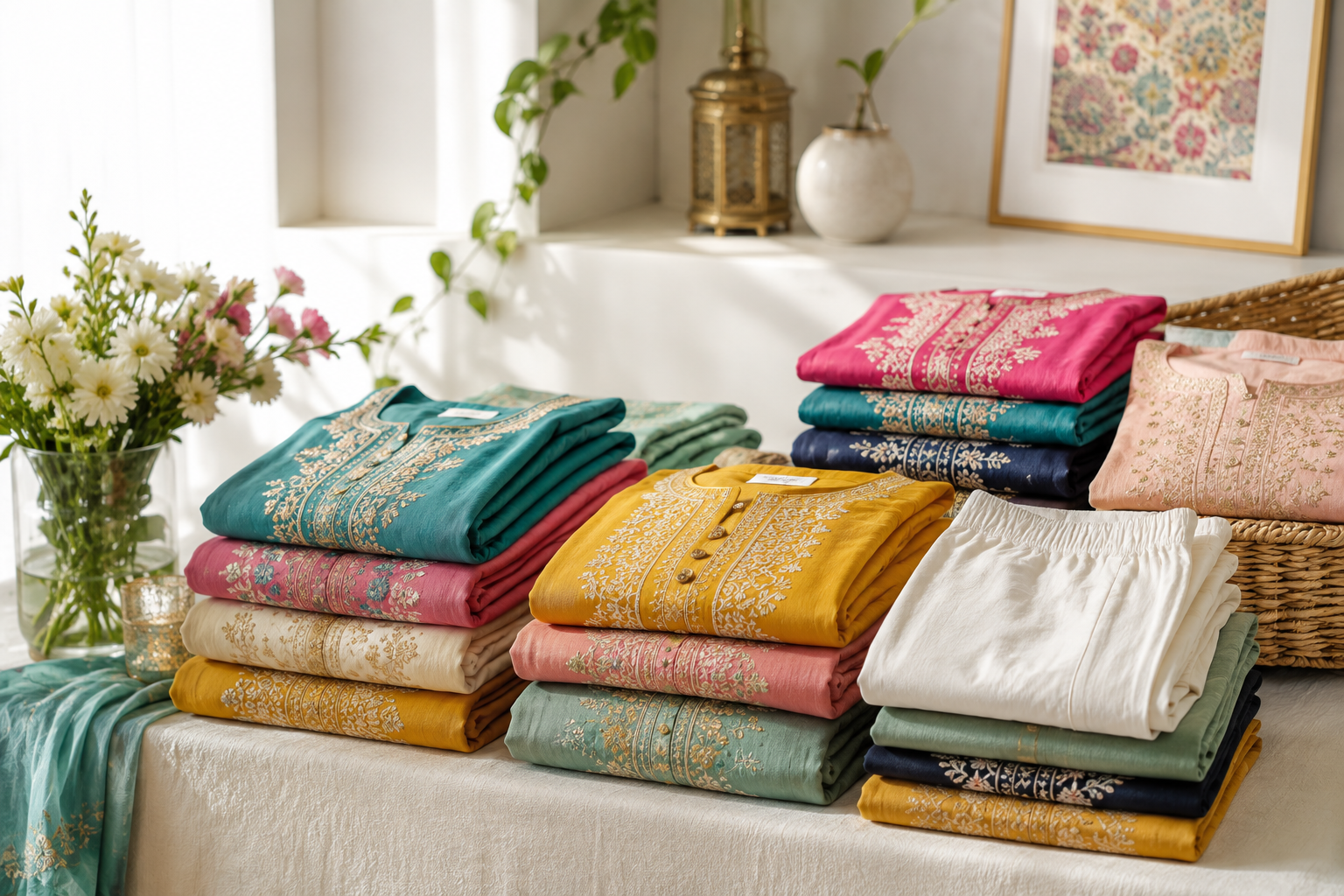 Men's & Women's Kurtas, Pyjamas & Salwars